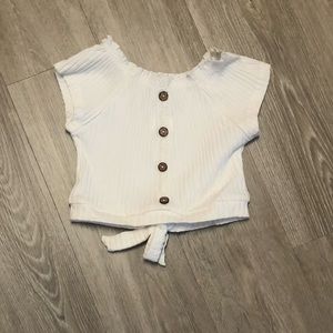 Rare Editions Crop Top Size 5 NWOT